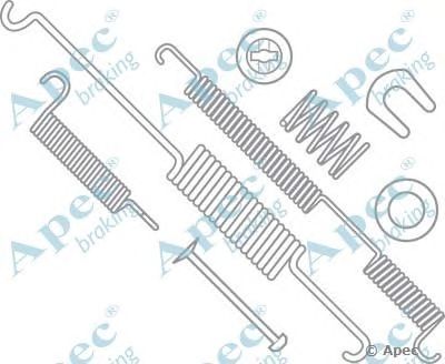 APEC BRAKING kit857 -  Комплектующие, тормозная колодка